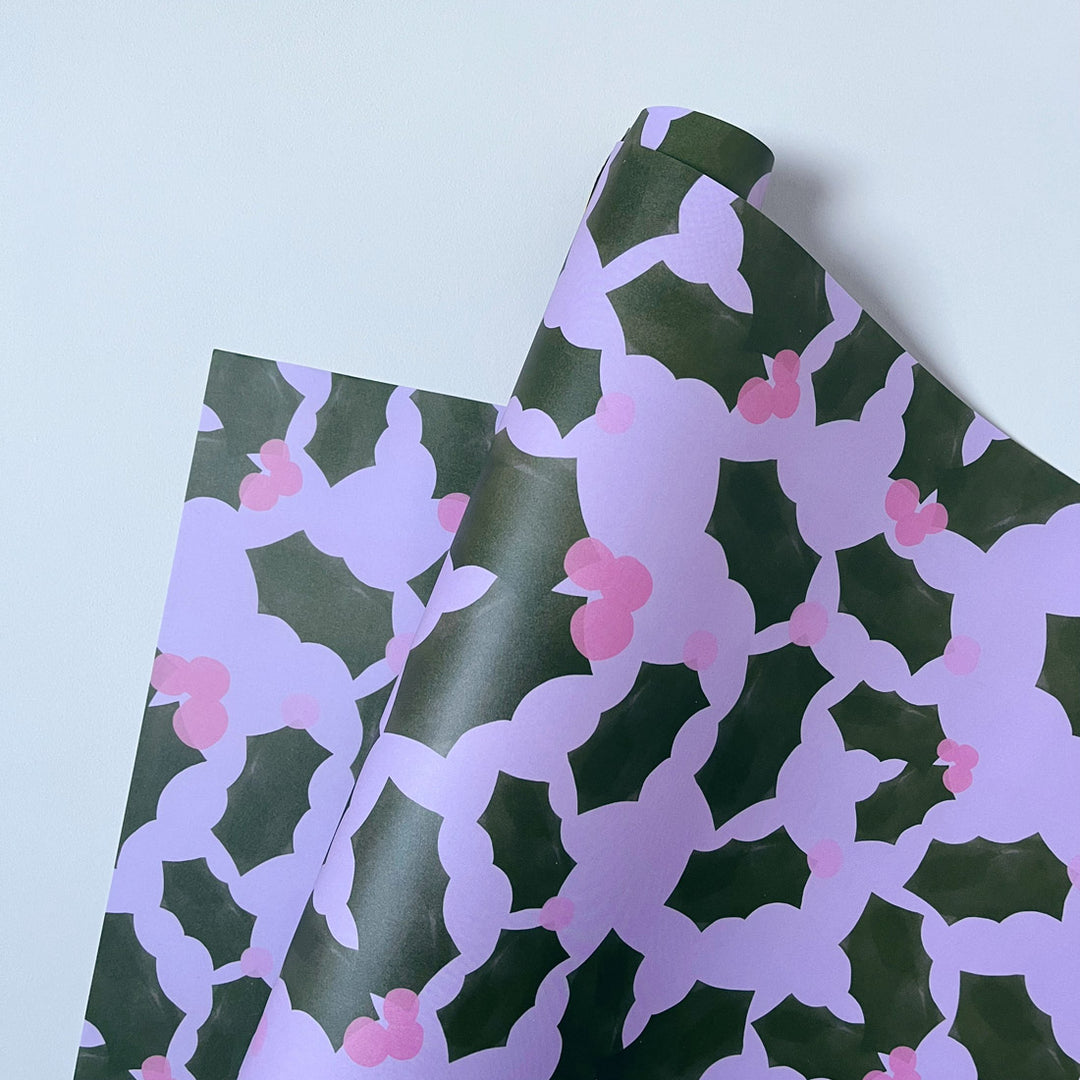Holly Gift Wrap