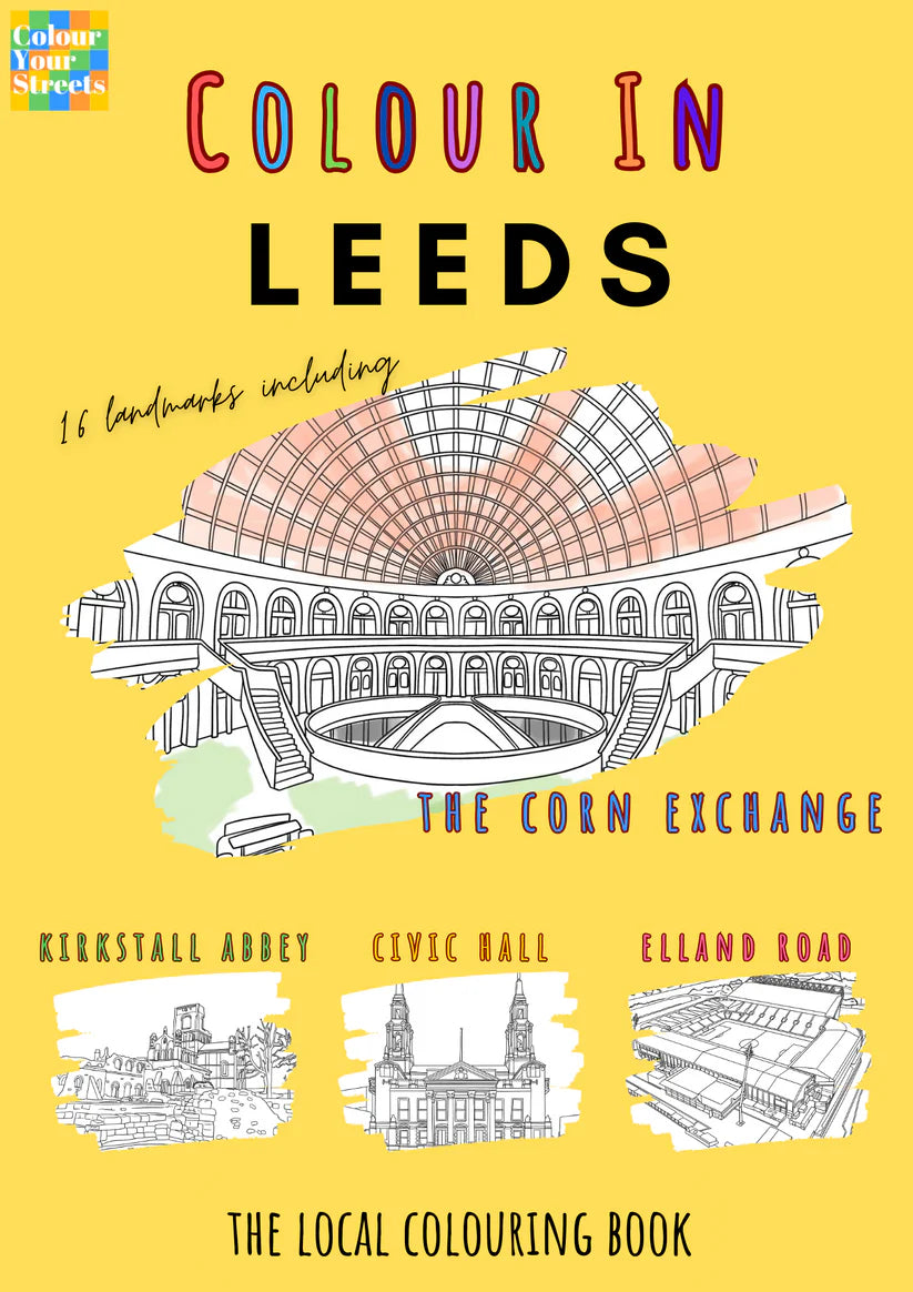 Leeds Colouring Book by Colour Your Streets