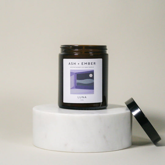 LUNA Ash and Ember 170ml Candle