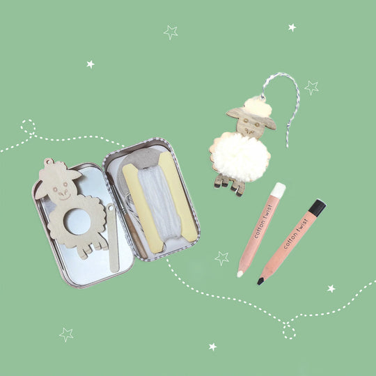 Sheep Pom Pom Kit by Cotton Twist