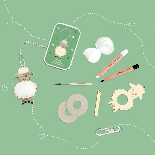 Sheep Pom Pom Kit by Cotton Twist