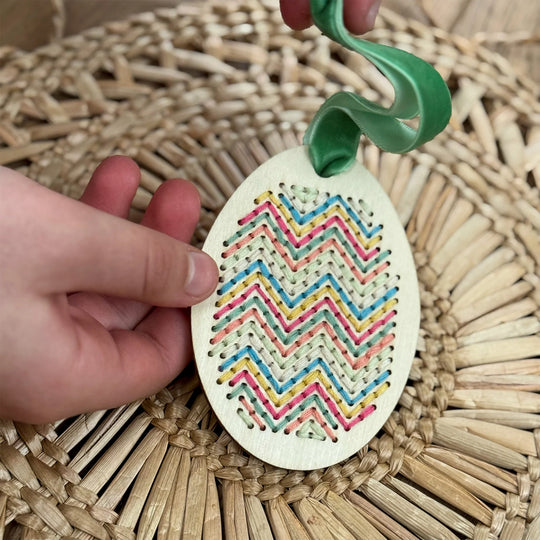 Egg Cross stitch decoration by Cotton Twist