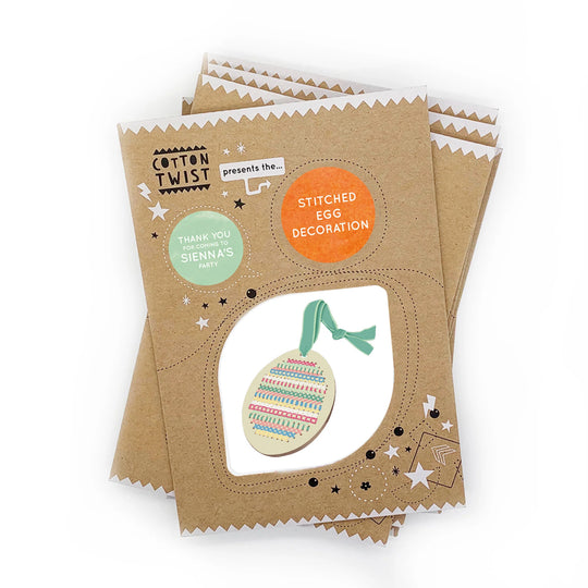 Egg Cross stitch decoration by Cotton Twist