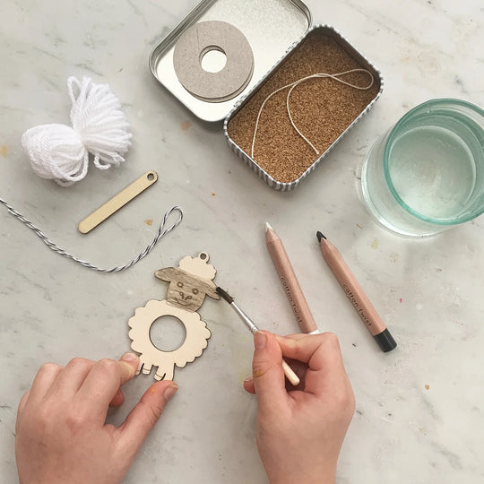 Sheep Pom Pom Kit by Cotton Twist