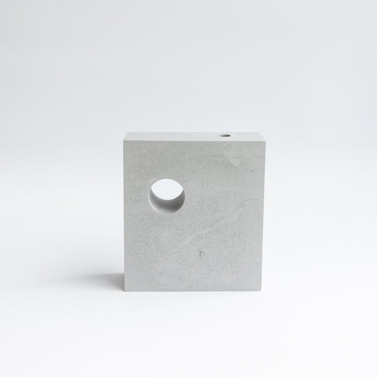 Hepworth Block Vase, Dark Grey