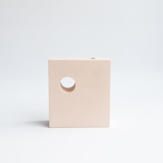 Hepworth Block Vase, Pink