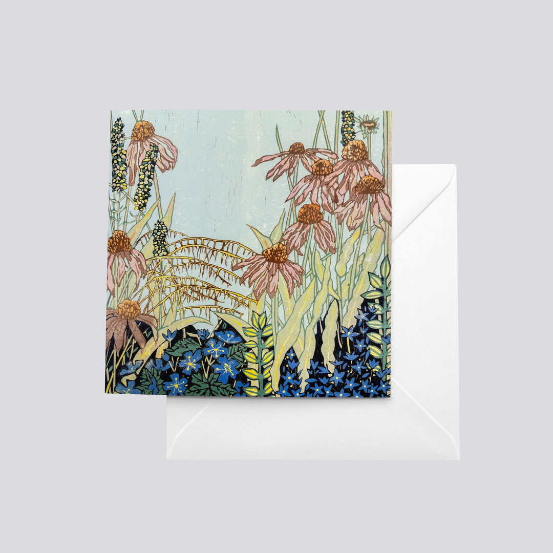 Rachel Knowles 'Summer in the Hepworth Wakefield Garden' Greetings Card