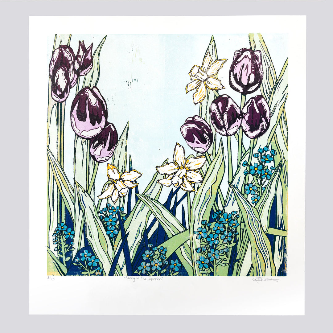 Spring in the Garden by Rachel Knowles