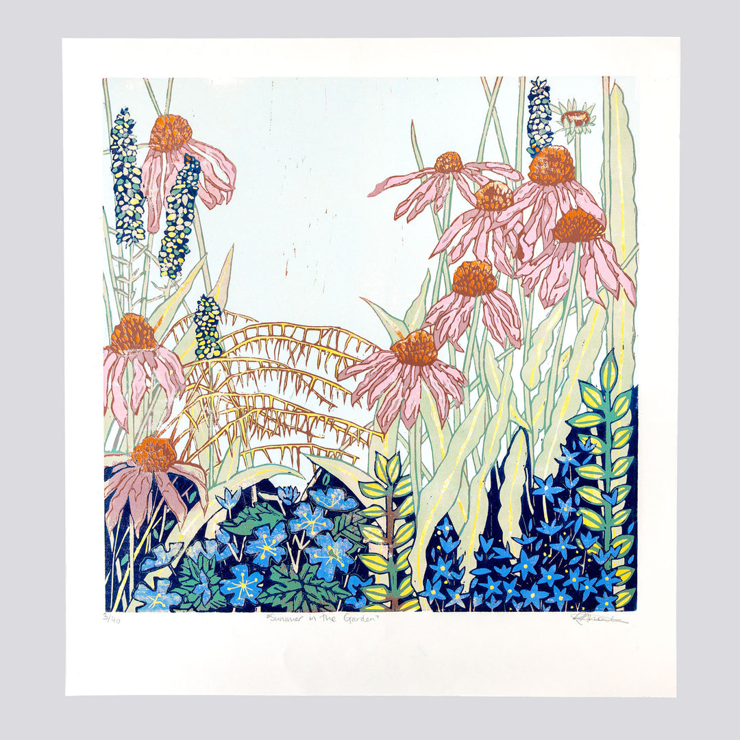 Summer in the Garden by Rachel Knowles