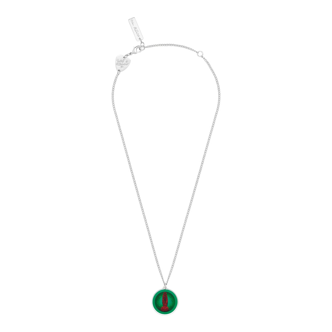 Tatty Devine X Helen Chadwick Wreaths To Pleasure Pendant Green