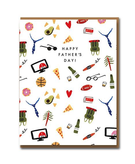 Good Times Dad Greetings Card