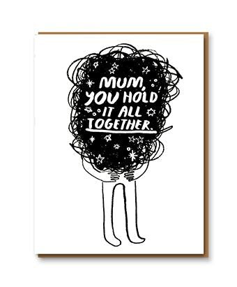 Hold it all Together Greetings Card