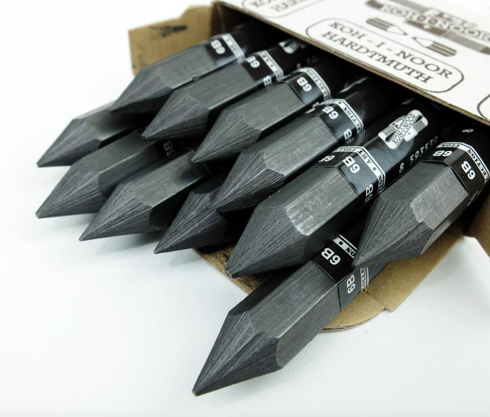 6B Chubby Hexagonal Graphite Stick
