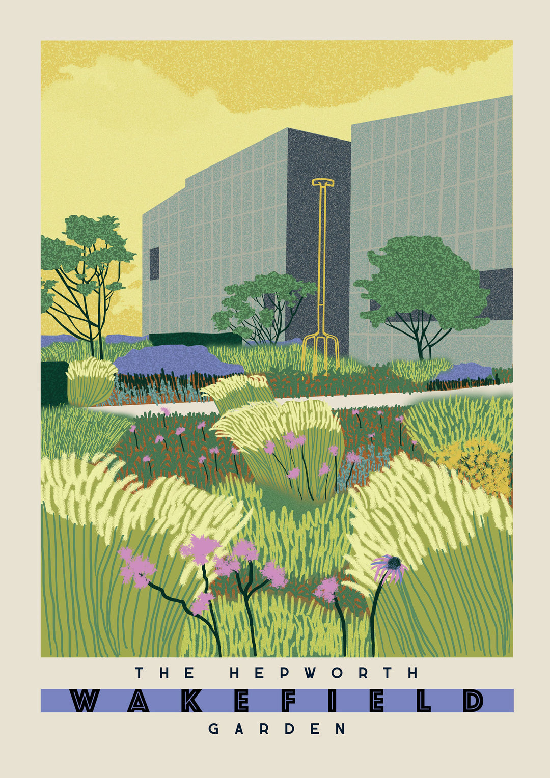 The Hepworth Wakefield Garden (A2) by Ellie Way