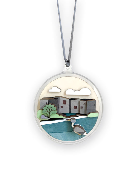 The Hepworth Wakefield 'Heron' Bauble