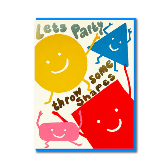 Happy Shapes Greetings Card