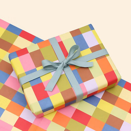 Colourful Squares Gift Wrap