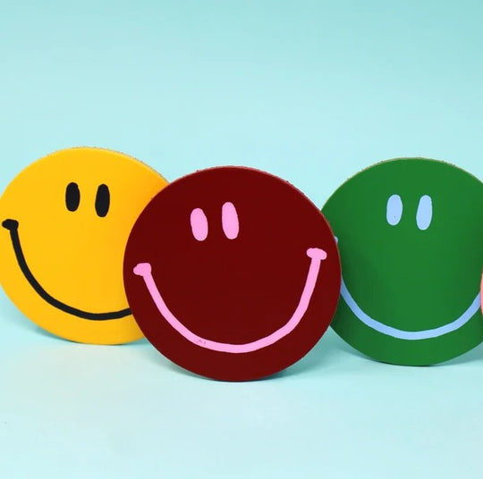 Happy Face Coasters