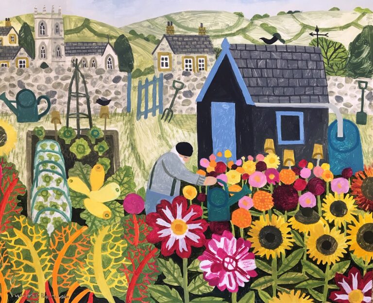 Summer Allotment Greetings Card