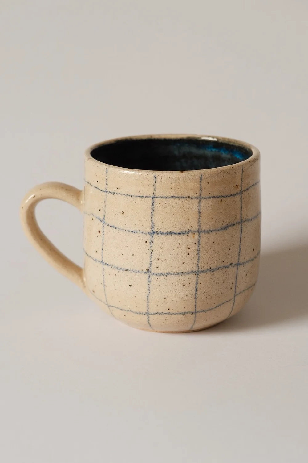 Mug in Gingham by Ceramics by Simon