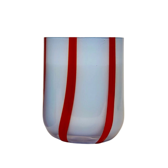 Atina Glassware Blue & Red