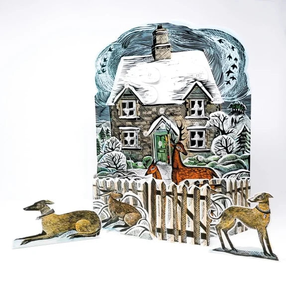 Christmas Cottage by Angela Harding Advent Calendar