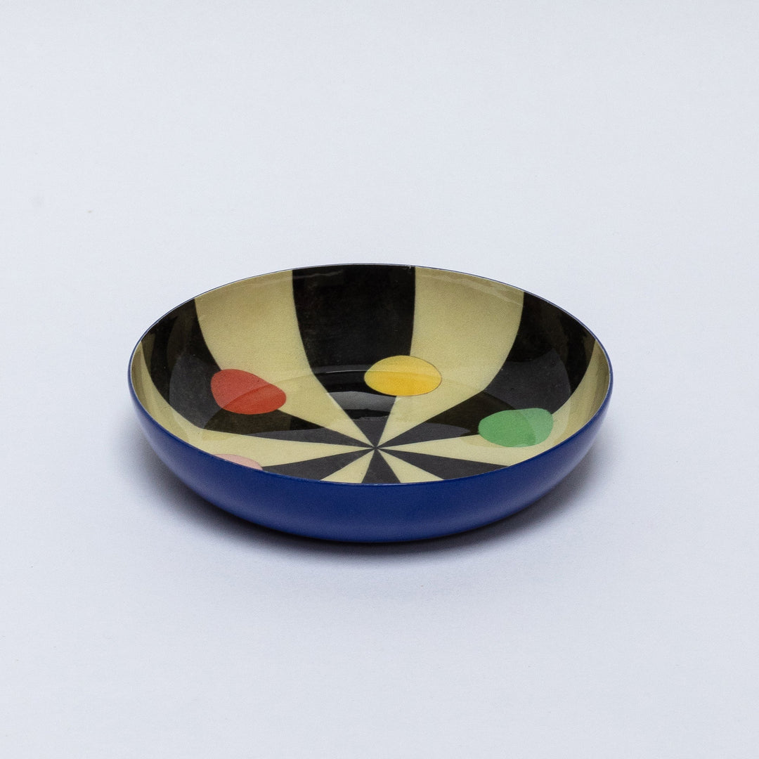 Small round Enamel Tray by Roomy Town, Benson's Colour Hexagon