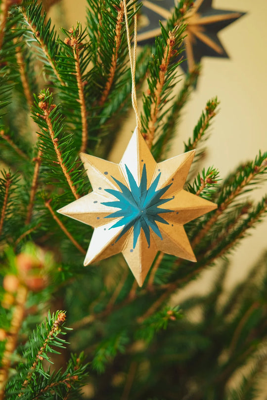 Golden Star Decoration by East End Press