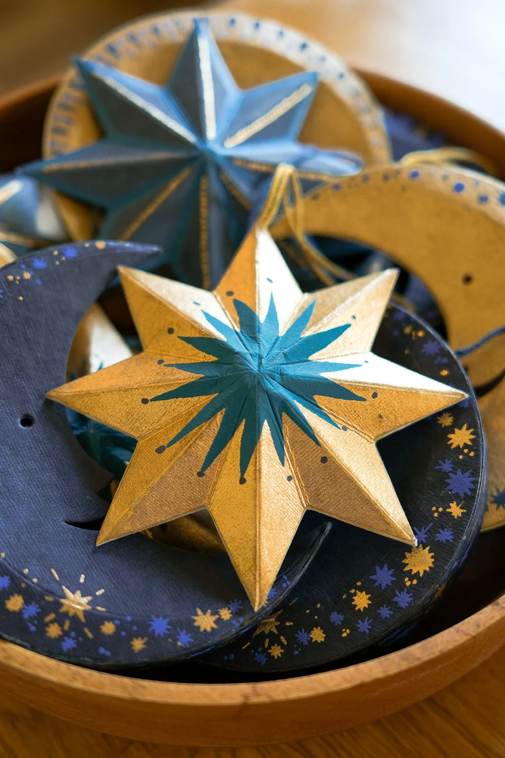 Golden Star Decoration by East End Press