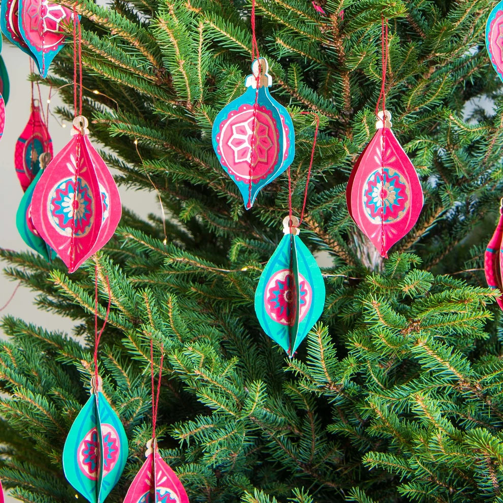 Baubles Paper Ornaments by East End Press