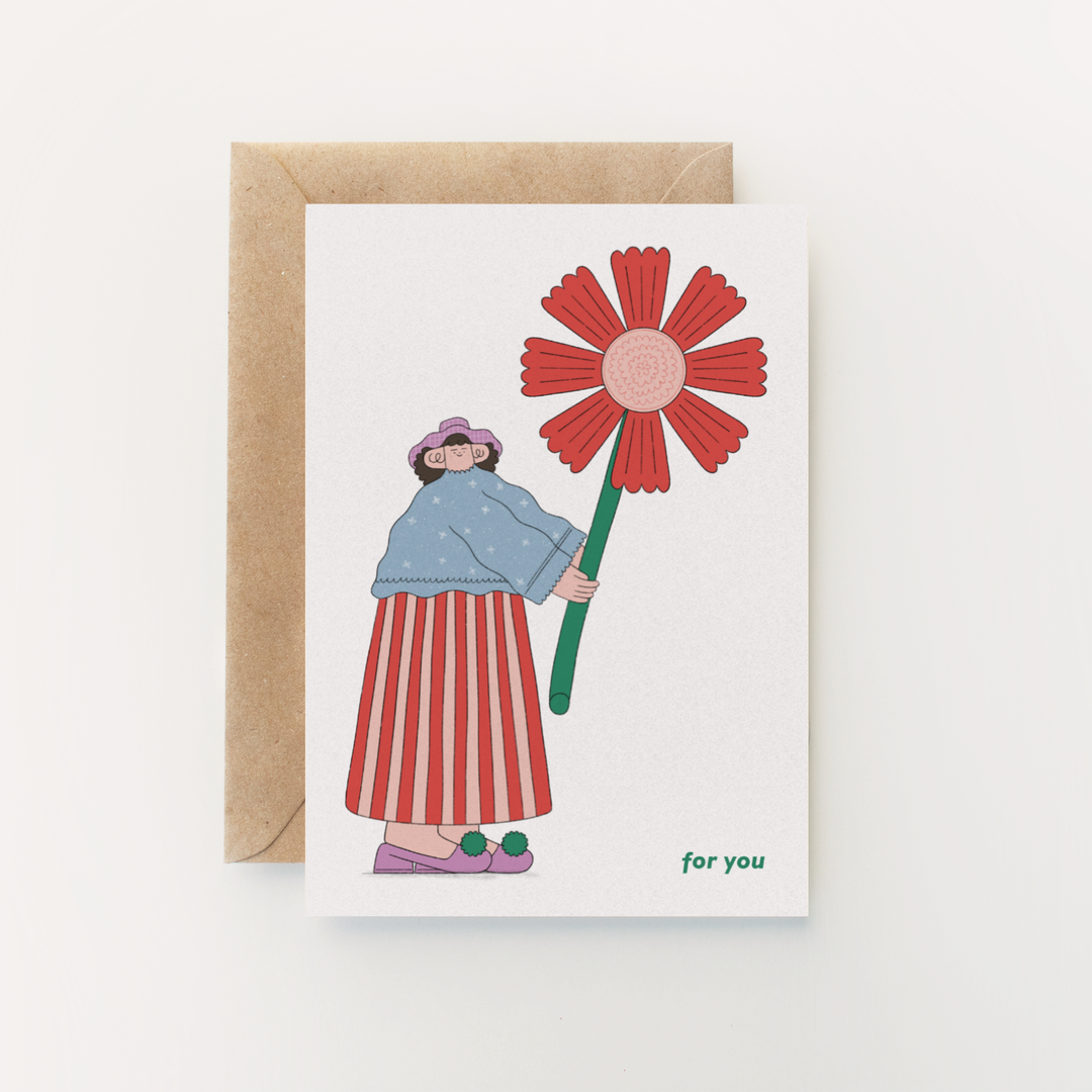 For You Card by Hollie Fuller