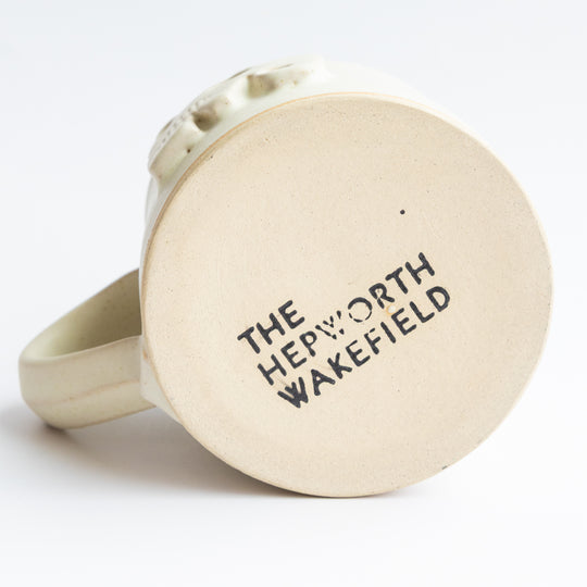 The Hepworth Wakefield Cream Mug by Little Wren Pottery