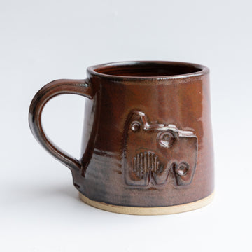The Hepworth Wakefield Rust Mug by Little Wren Pottery