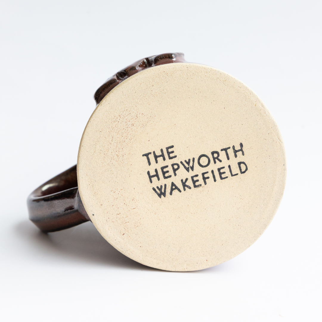 The Hepworth Wakefield Rust Mug by Little Wren Pottery