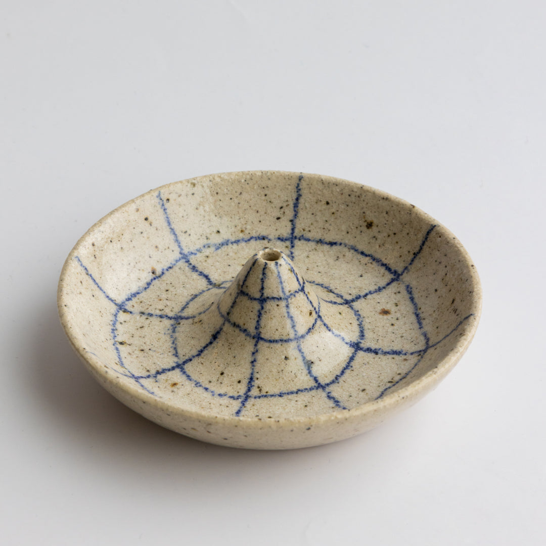 Incense Burner in Gingham by Ceramics by Simon