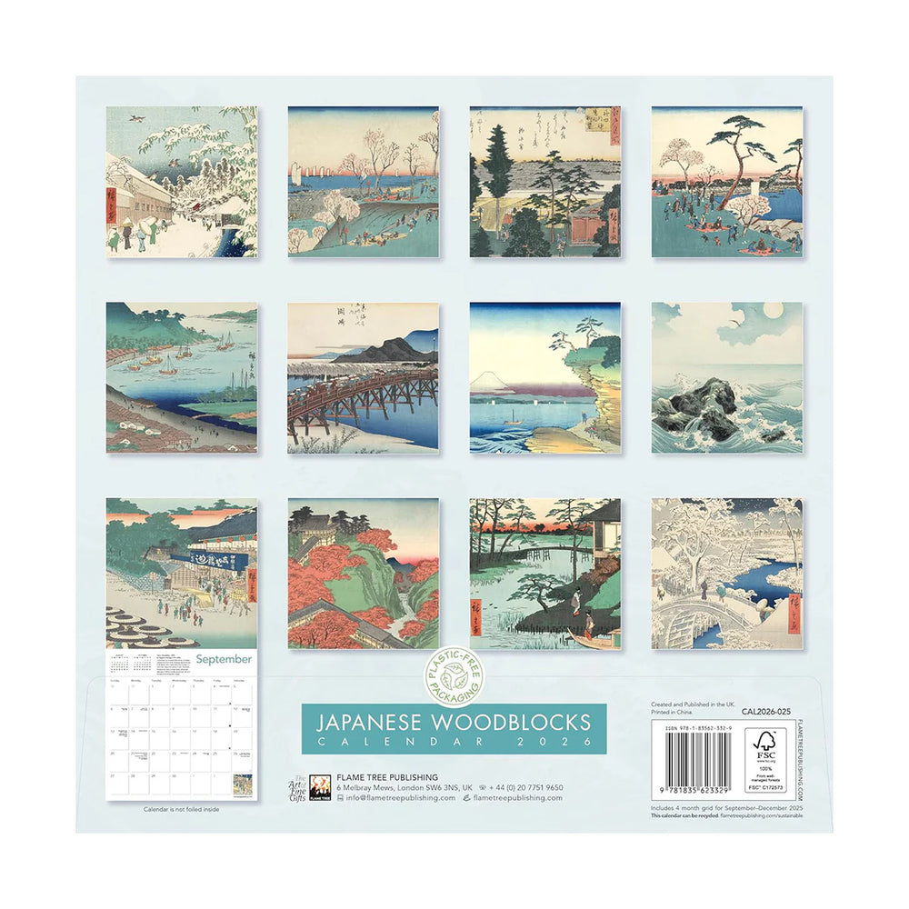 2026 Japanese Woodblock calendar