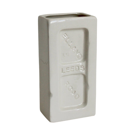 Leeds White Brick Vase