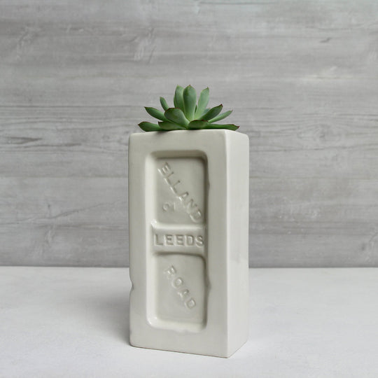 Leeds White Brick Vase