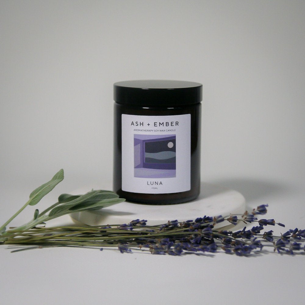 LUNA Ash and Ember 170ml Candle