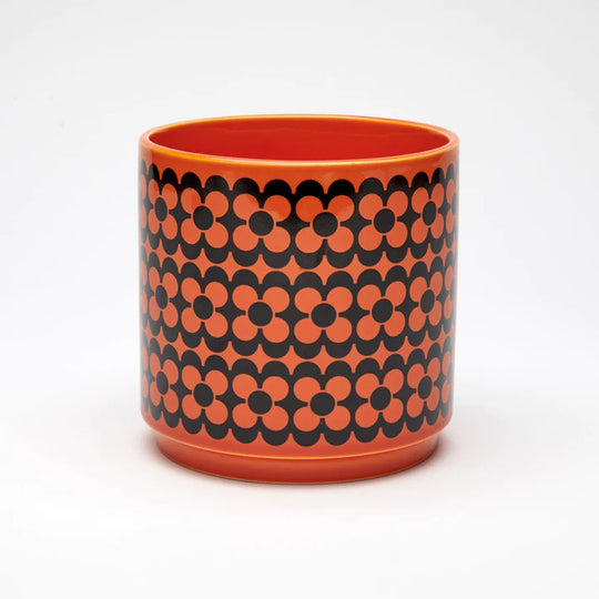 Hornsea Planty Medium - Repeat Flower Orange