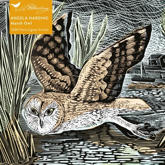 Marsh Owl jigsaw Angela Harding