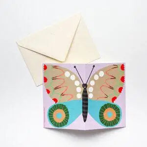 Purple Butterfly Card