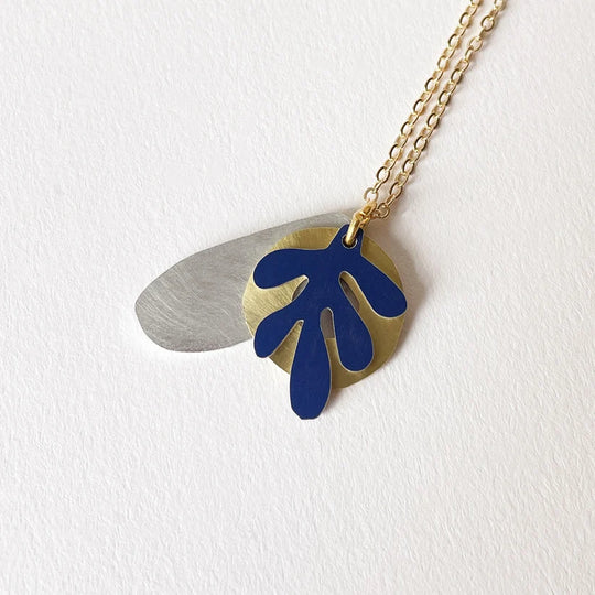 Tideline Necklace Cobalt by Tom Pigeon