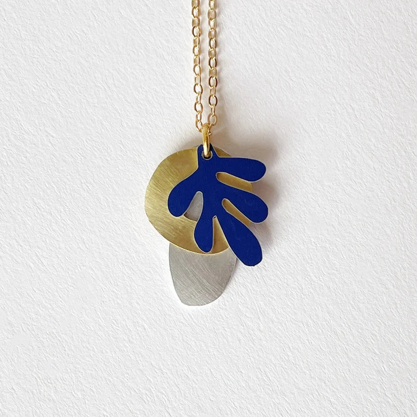 Tideline Necklace Cobalt by Tom Pigeon