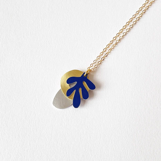 Tideline Necklace Cobalt by Tom Pigeon