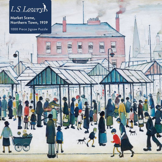 L.S. Lowry: Market Scene, Northern Town, 1939 Jigsaw