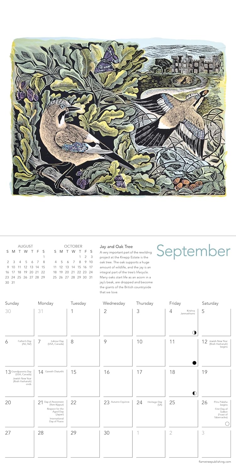 2026 Angela Harding Mini Wall Calendar