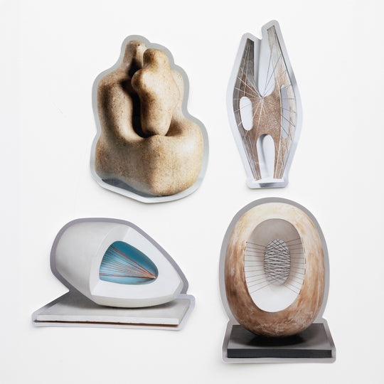 Barbara Hepworth Sculpture Sticker Pack
