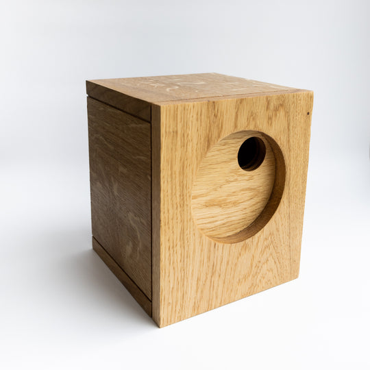 Nestbox Small Birds Circle Natural