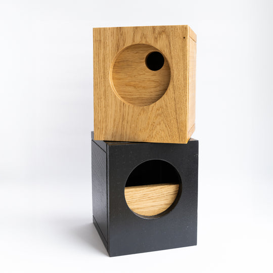 Nestbox Small Birds Circle Natural